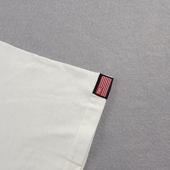 The Marathon Clothing TMC Shirt Mens Small White Graphic Tee Logo Run A Lap - Picture 6 of 8